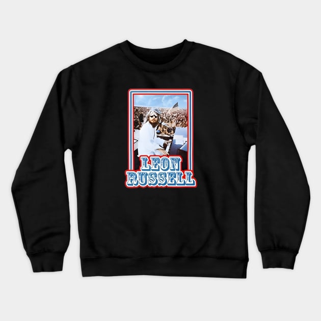 Leon russell//Retro for fans Crewneck Sweatshirt by DetikWaktu